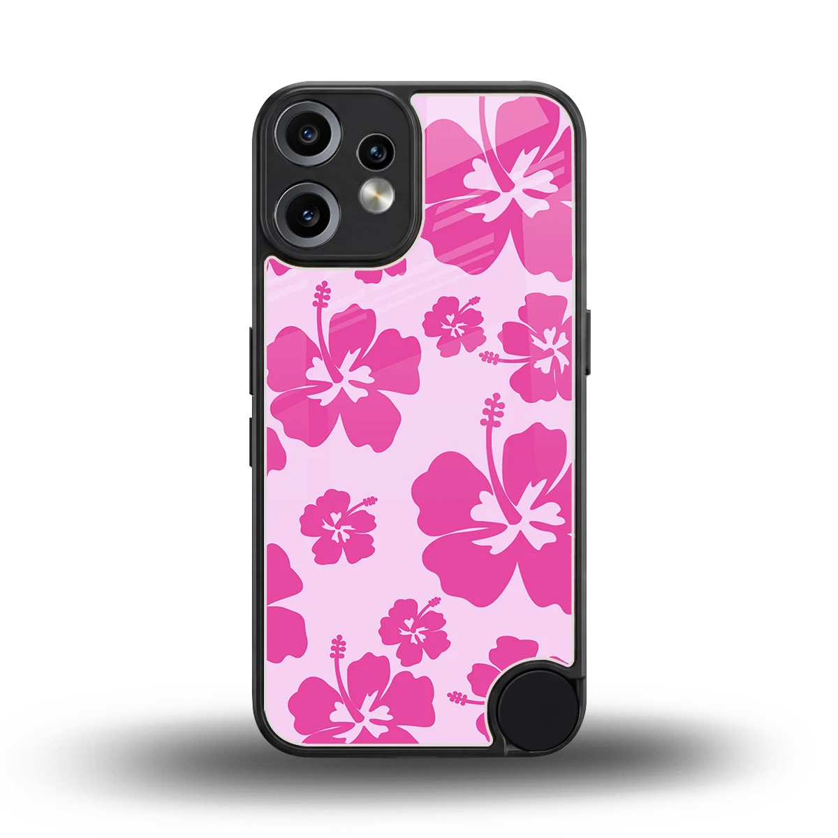 Wildflower Pink back phone cover | glass case for cmf nothing phone 2 pro