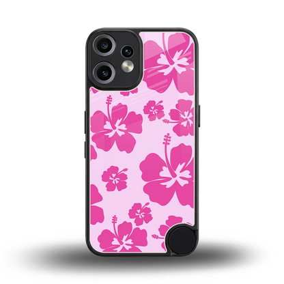 Wildflower Pink back phone cover | glass case for cmf nothing phone 2 pro