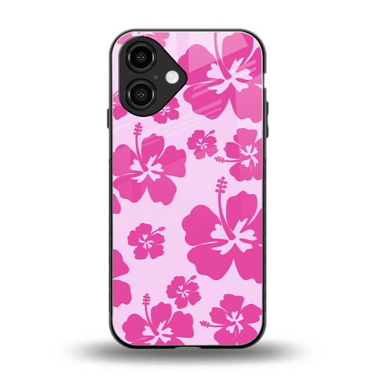 Wildflower Pink Phone Case for Iphone 16 | Glass Case