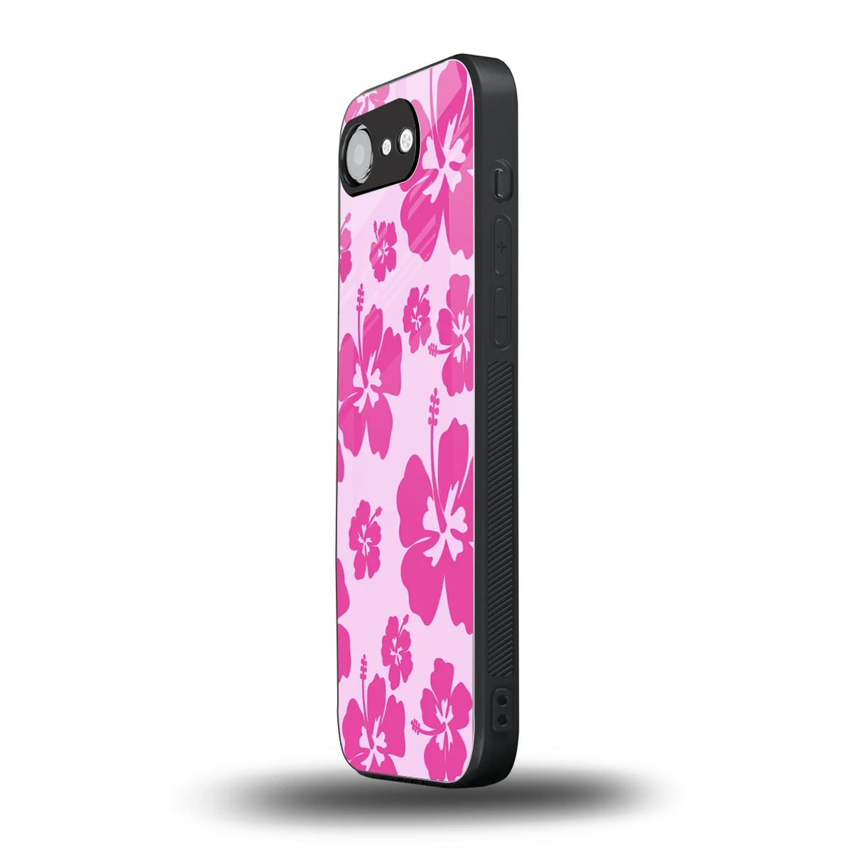 Wildflower Pink iphone 16e mobile cover | shockproof glass phone case