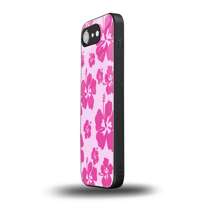 Wildflower Pink iphone 16e mobile cover | shockproof glass phone case