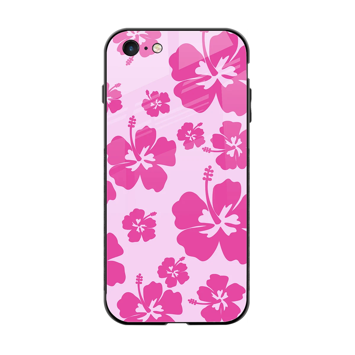 Wildflower Pink back phone cover | glass case for iphone 6