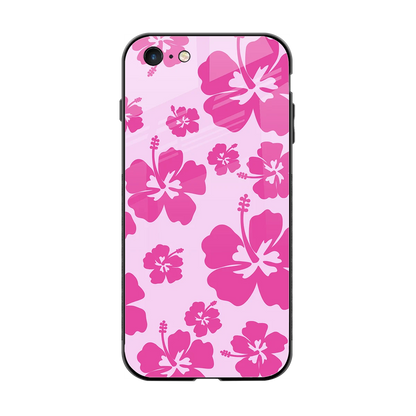 Wildflower Pink back phone cover | glass case for iphone 6s