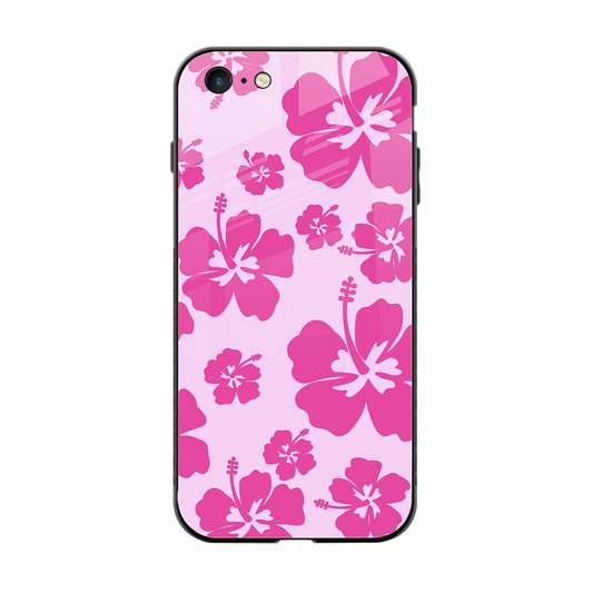Wildflower Pink back phone cover | glass case for iphone 6s
