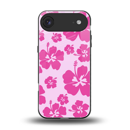 Wildflower Pink back phone cover | glass case for iphone air