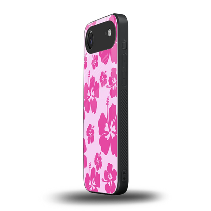 Wildflower Pink iphone air mobile cover | shockproof glass phone case