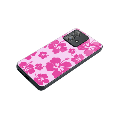 Wildflower Pink stylish phone case for motorola edge 40 neo 5g | glossy glass and slim fit