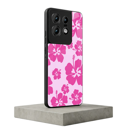 Wildflower Pink motorola edge 50 pro mobile cover | shockproof glass phone case