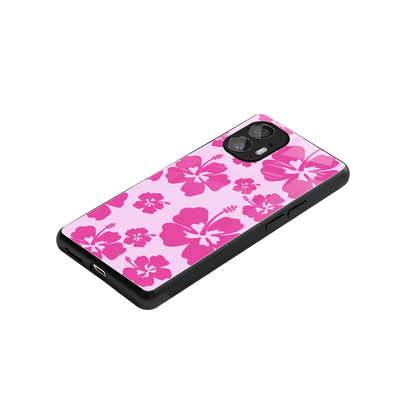 Wildflower Pink stylish phone case for nothing phone 2 | glossy glass and slim fit