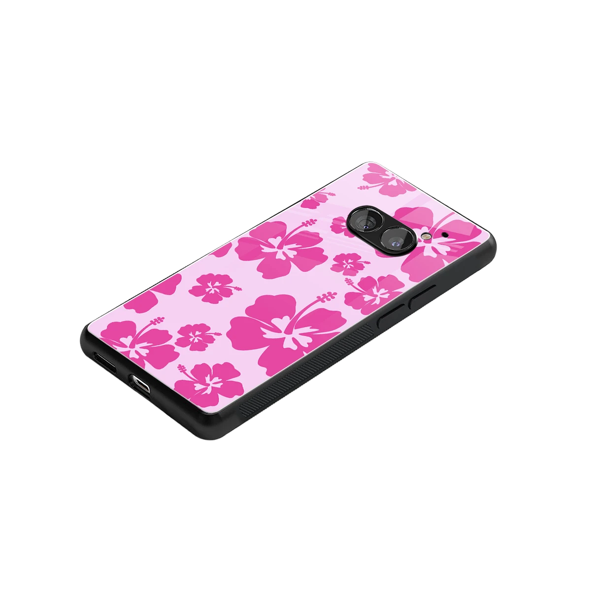 Wildflower Pink stylish phone case for nothing phone 2a | glossy glass and slim fit