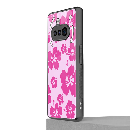 Wildflower Pink nothing phone 3a mobile cover | shockproof glass phone case