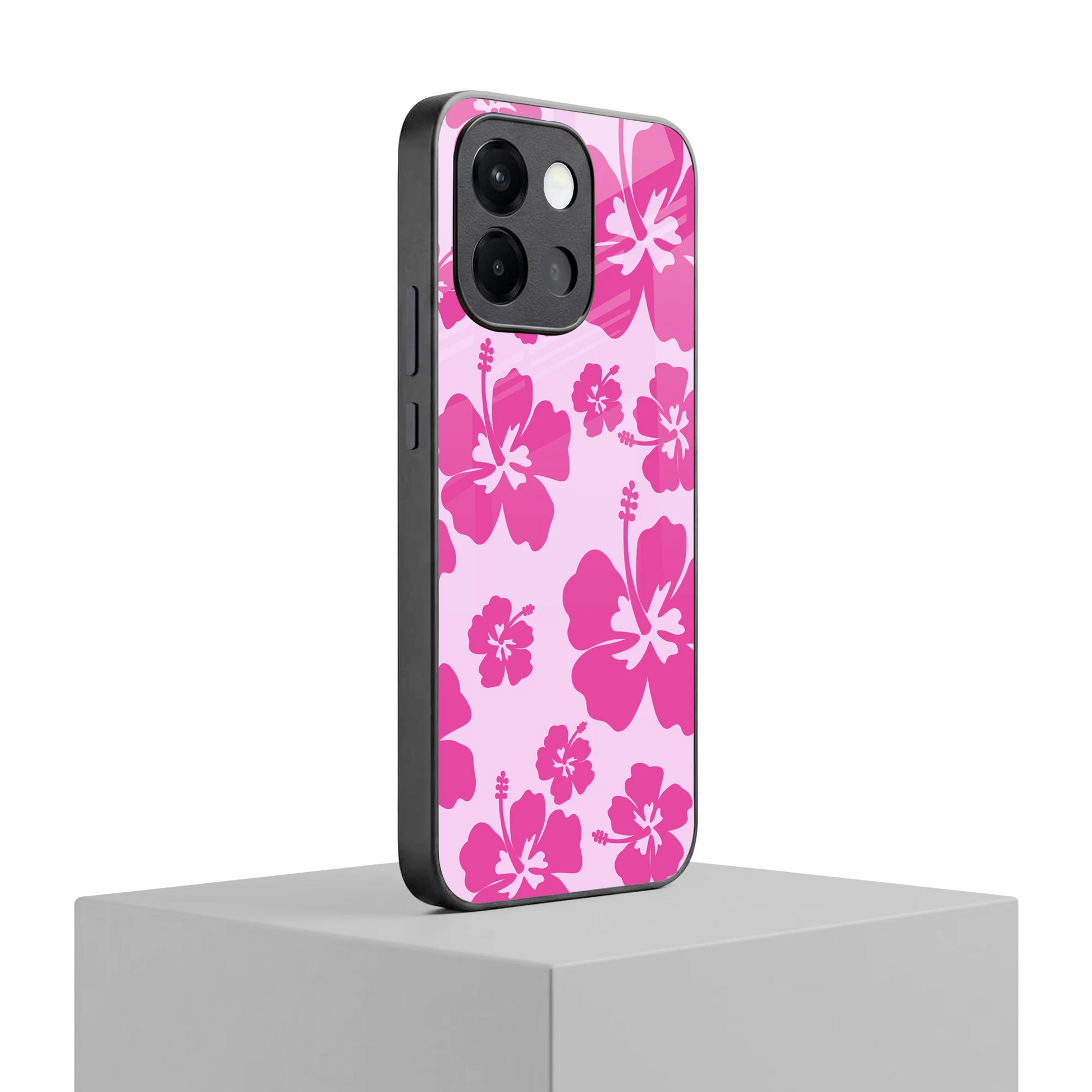 Wildflower Pink oneplus 13s mobile cover | shockproof glass phone case