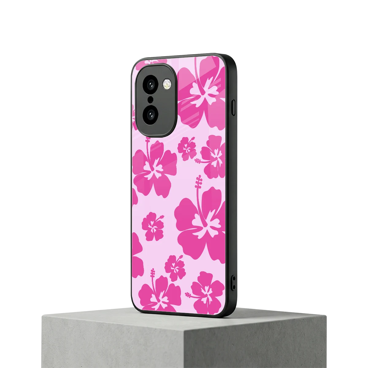 Wildflower Pink oneplus 15r mobile cover | shockproof glass phone case