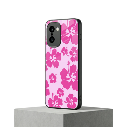 Wildflower Pink oneplus 15r mobile cover | shockproof glass phone case