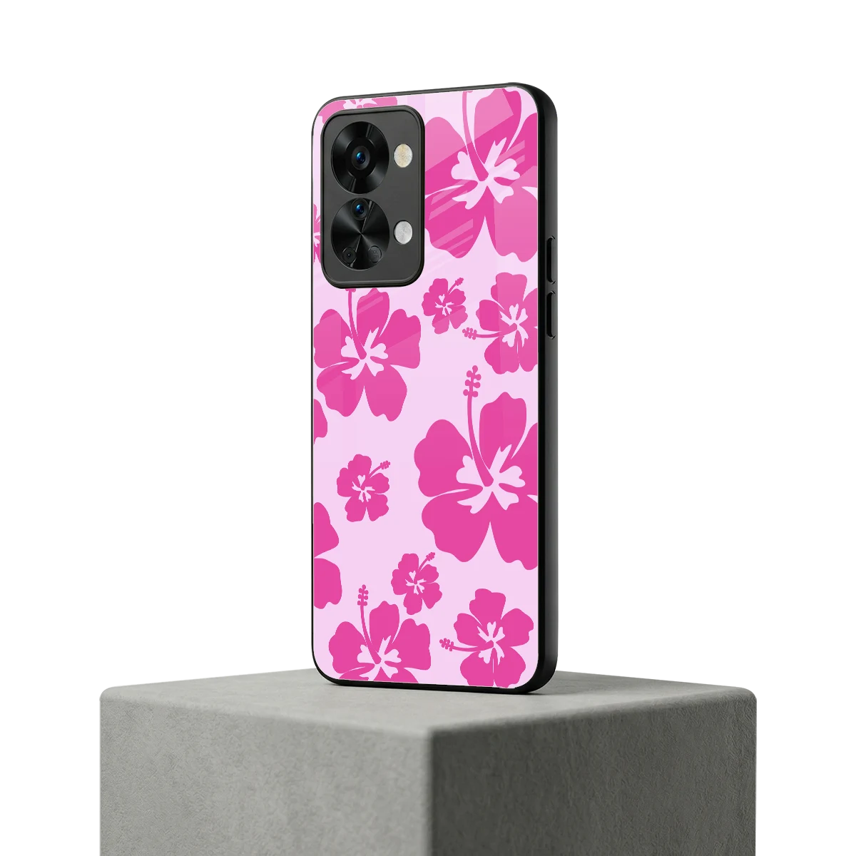 Wildflower Pink oneplus nord 2t mobile cover | shockproof glass phone case
