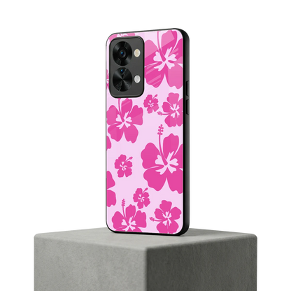 Wildflower Pink oneplus nord 2t mobile cover | shockproof glass phone case