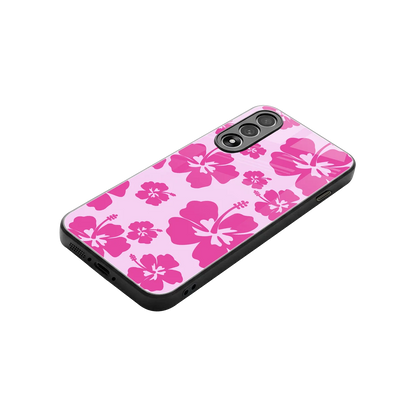 Wildflower Pink stylish phone case for oneplus nord 5 | glossy glass and slim fit