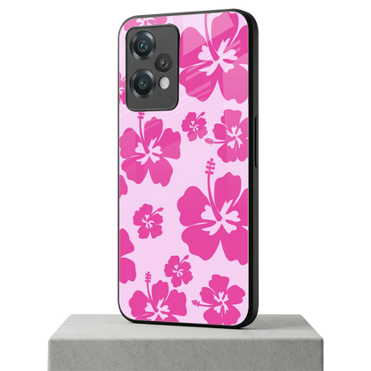Wildflower Pink oneplus nord ce 2 lite mobile cover | shockproof glass phone case