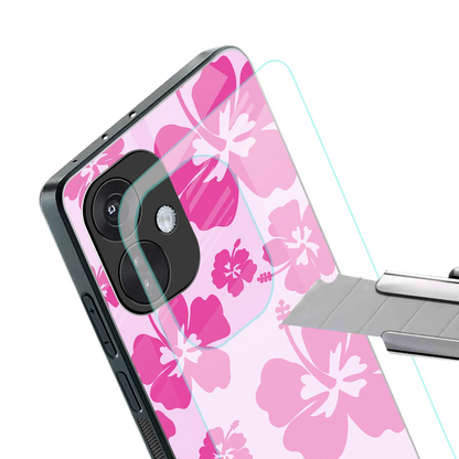 Wildflower Pink stylish phone case for oneplus nord ce 3 | glossy glass and slim fit