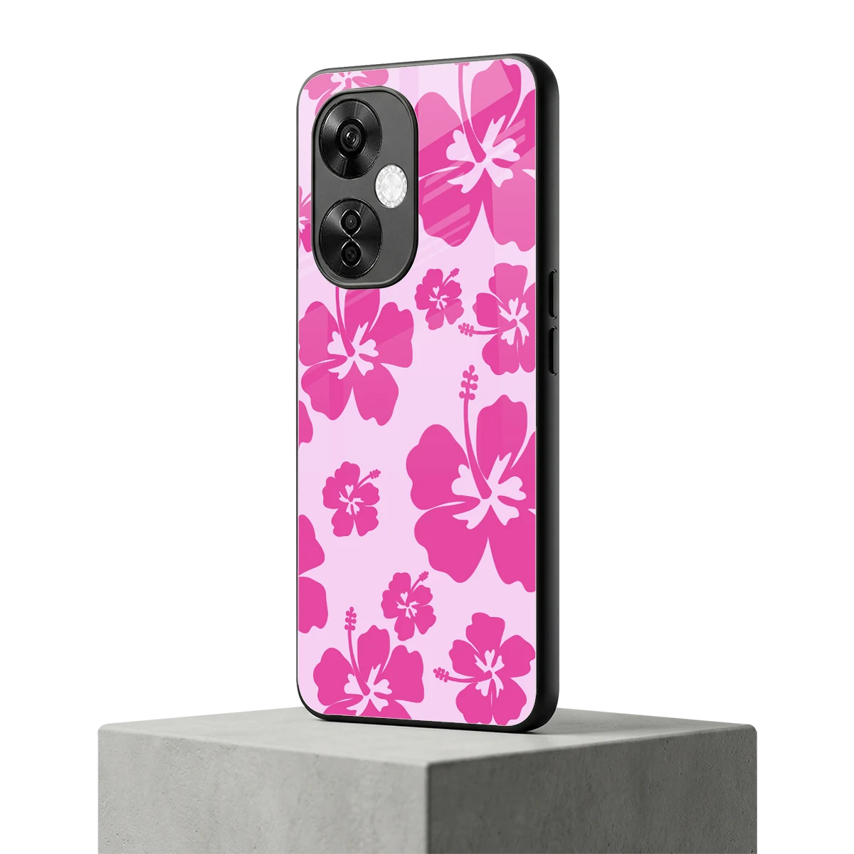 Wildflower Pink oneplus nord ce 3 lite mobile cover | shockproof glass phone case
