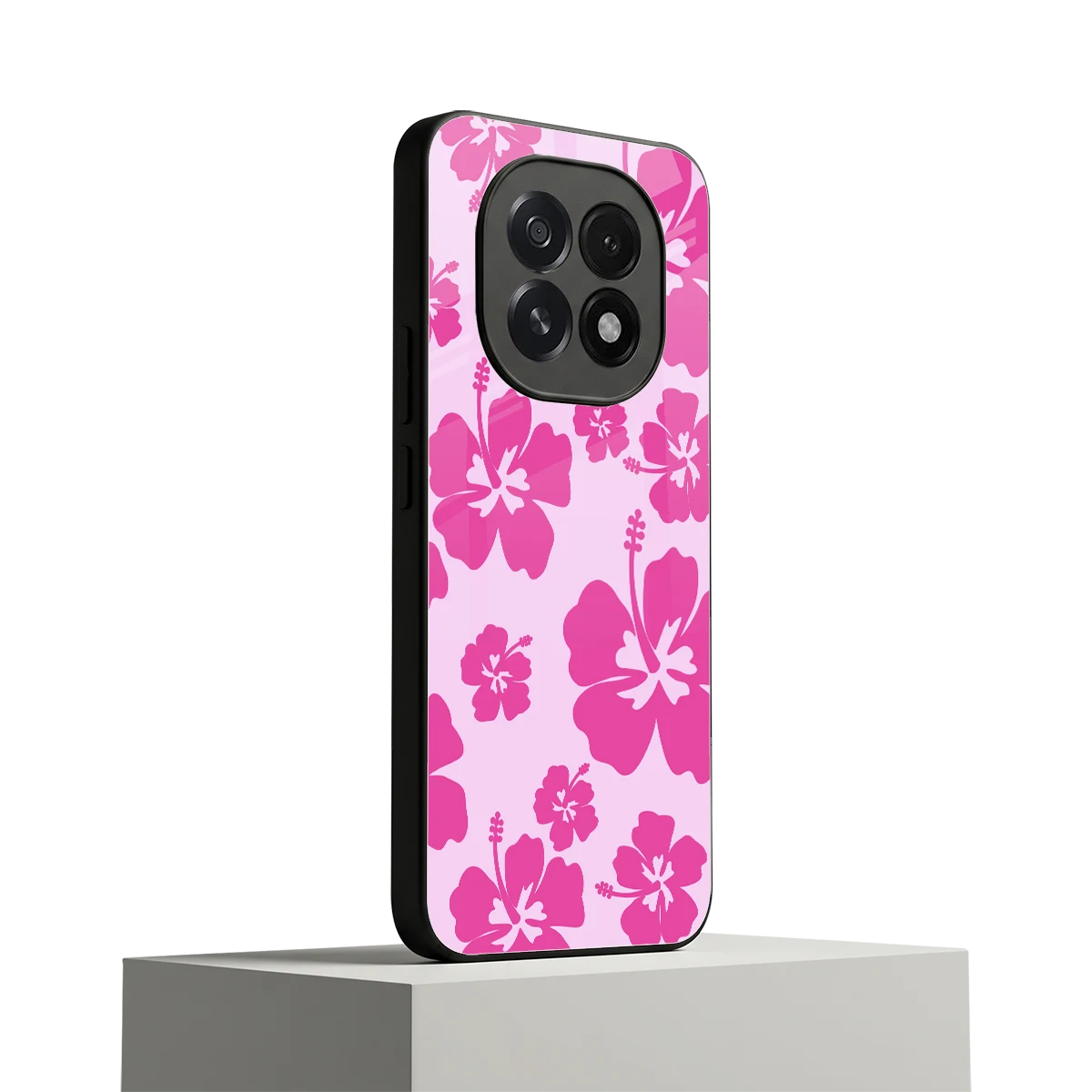 Wildflower Pink oppo f29 5g mobile cover | shockproof glass phone case