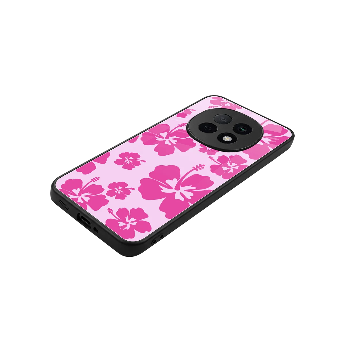 Wildflower Pink stylish phone case for oppo f29 pro 5g | glossy glass and slim fit