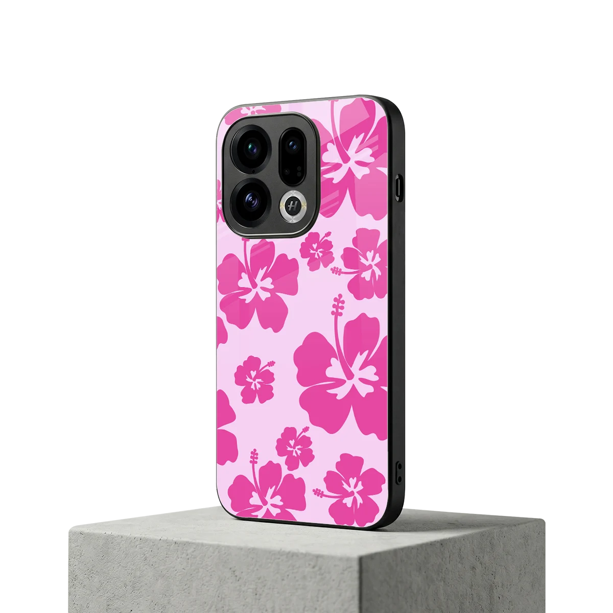 Wildflower Pink oppo find x9 mobile cover | shockproof glass phone case