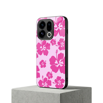Wildflower Pink oppo find x9 mobile cover | shockproof glass phone case