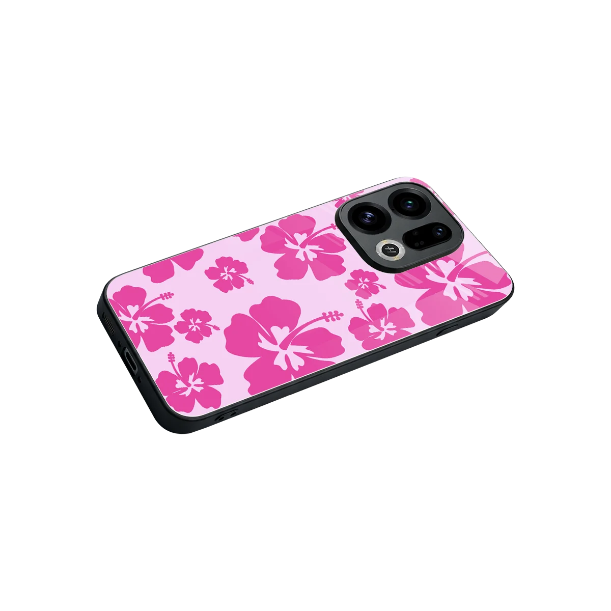 Wildflower Pink stylish phone case for oppo find x9 | glossy glass and slim fit