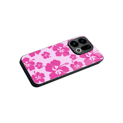 Wildflower Pink stylish phone case for oppo find x9 | glossy glass and slim fit