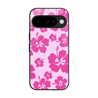 Wildflower Pink back phone cover | glass case for google pixel 10