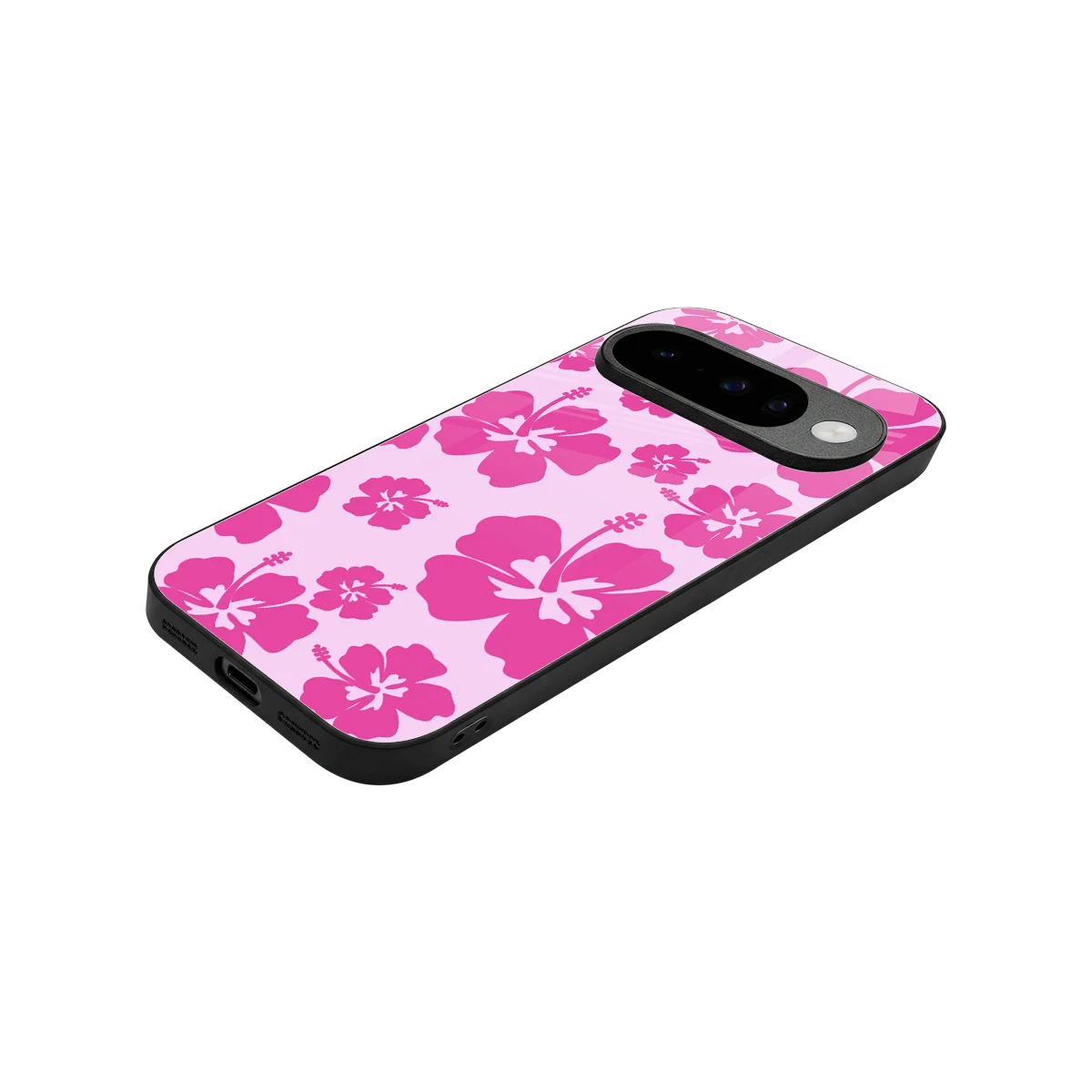 Wildflower Pink stylish phone case for google pixel 10 | glossy glass and slim fit