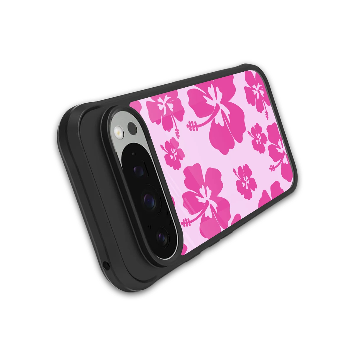 Wildflower Pink stylish phone case for google pixel 9 pro | glossy glass and slim fit