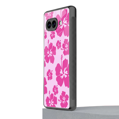 Wildflower Pink google pixel 10a mobile cover | shockproof glass phone case