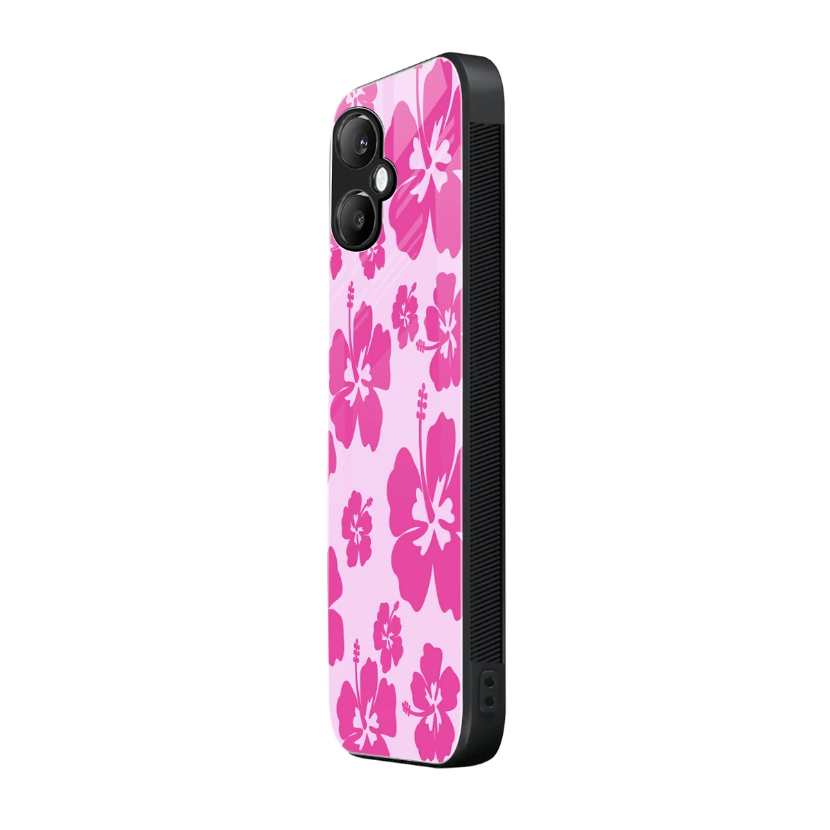 Wildflower Pink samsung galaxy a06 5g mobile cover | shockproof glass phone case