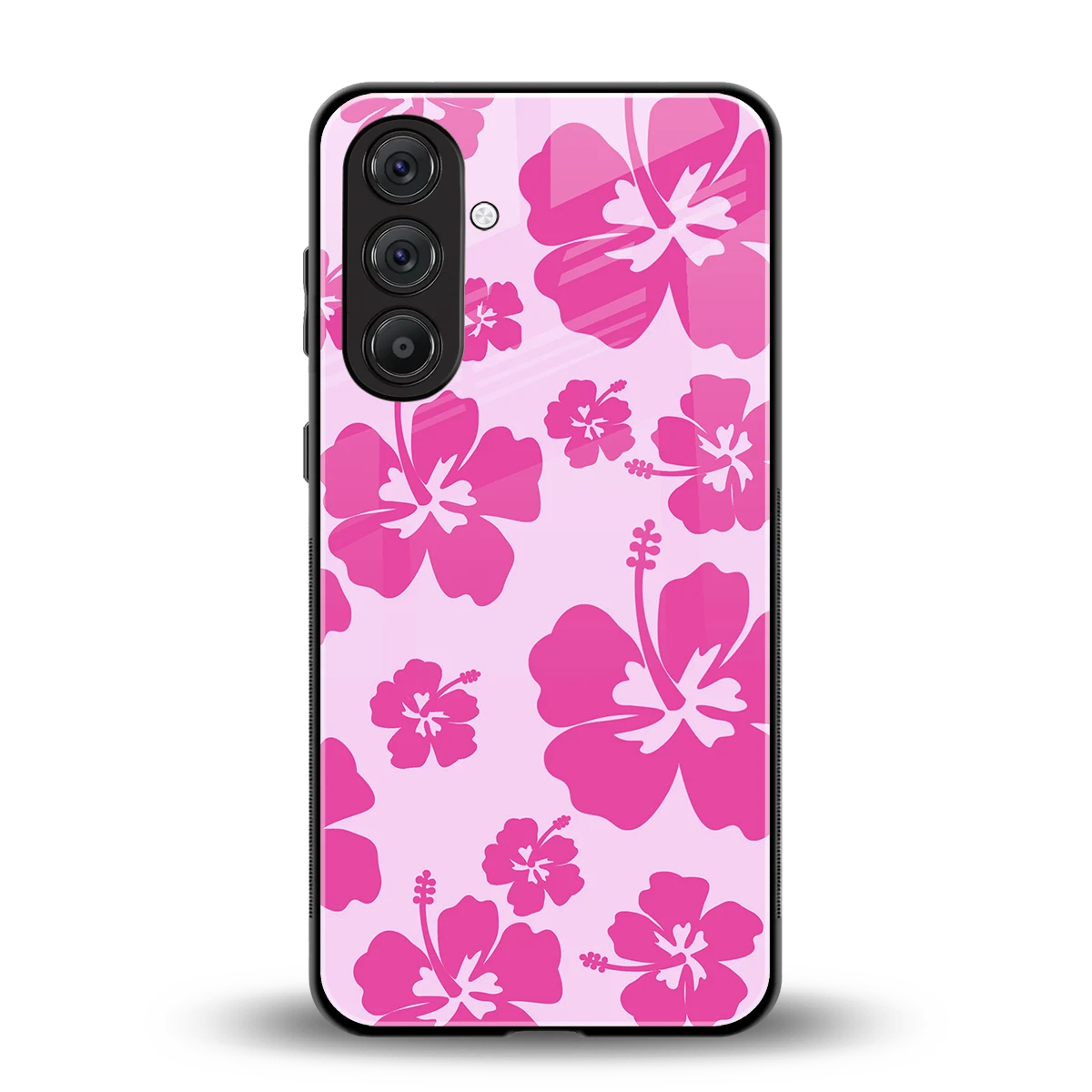 Wildflower Pink back phone cover | glass case for samsung galaxy a14 5g