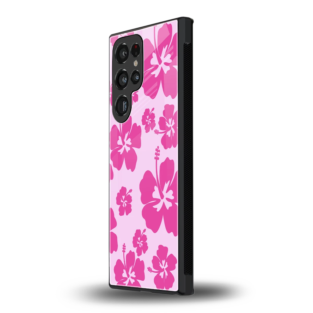 Wildflower Pink samsung galaxy s24 ultra mobile cover | shockproof glass phone case