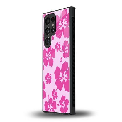 Wildflower Pink samsung galaxy s24 ultra mobile cover | shockproof glass phone case