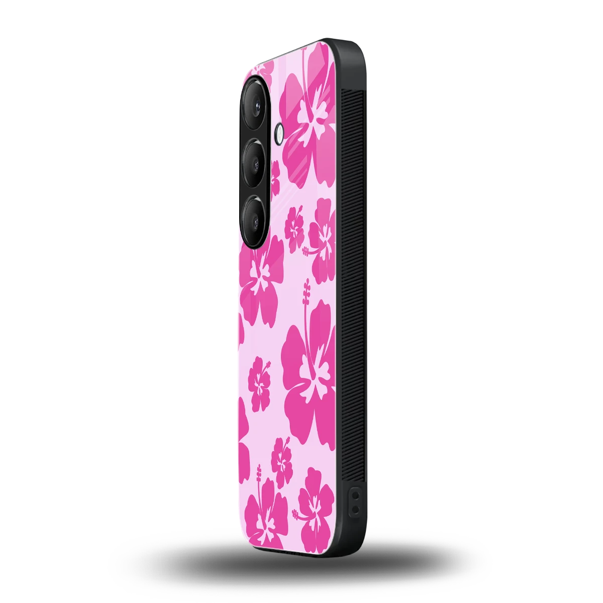 Wildflower Pink samsung galaxy s24 mobile cover | shockproof glass phone case