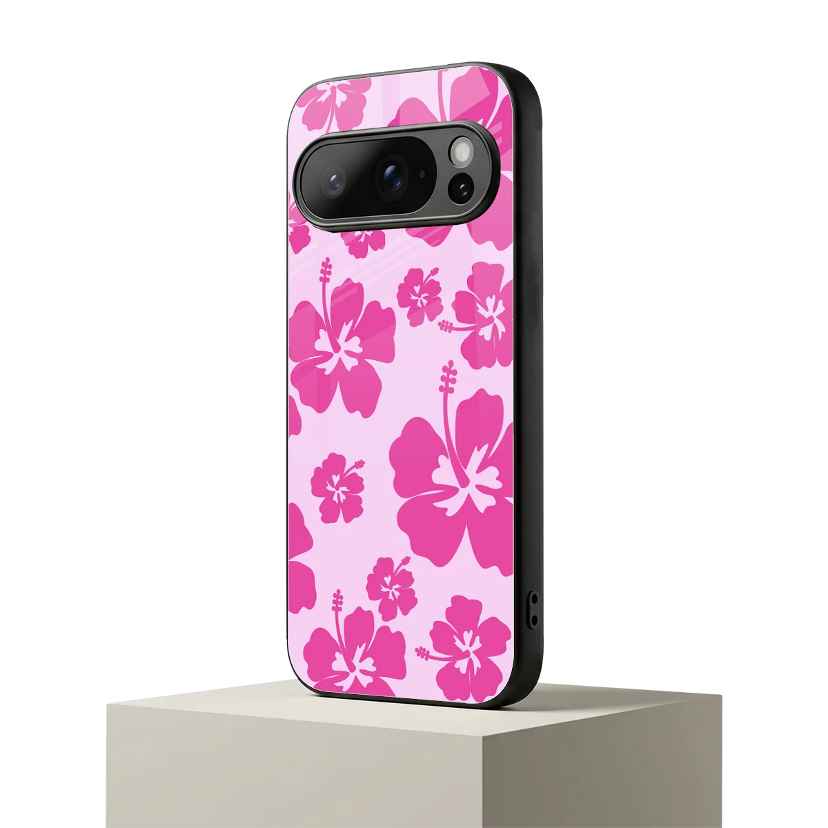 Wildflower Pink google pixel 10 pro mobile cover | shockproof glass phone case