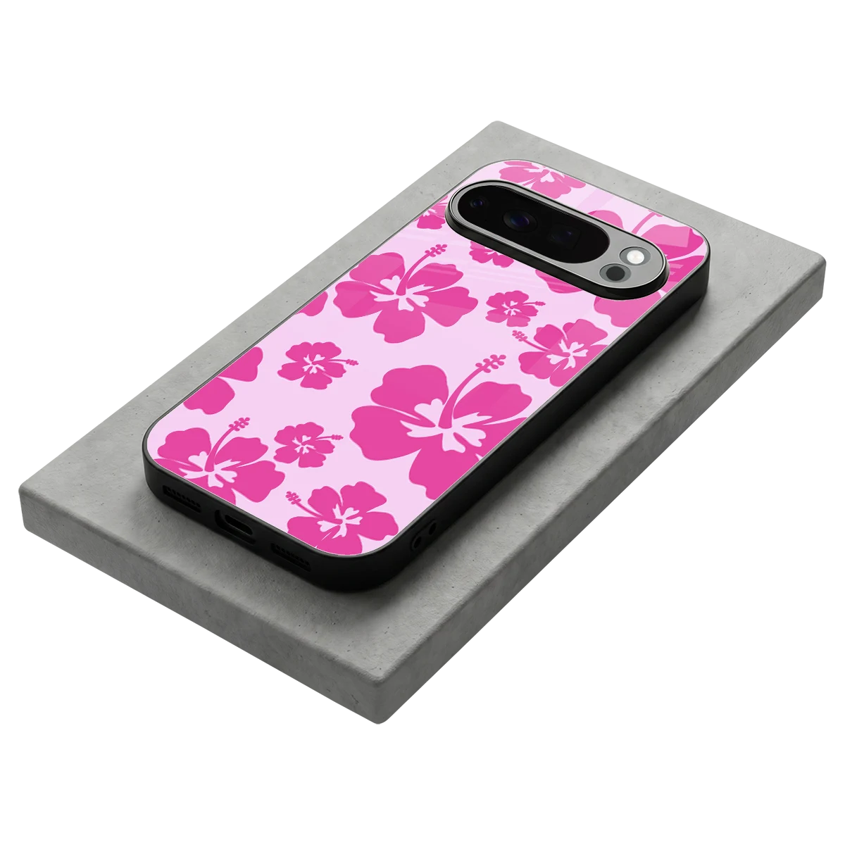 Wildflower Pink stylish phone case for google pixel 10 pro | glossy glass and slim fit