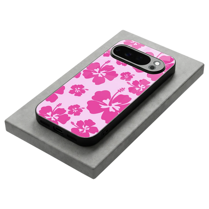 Wildflower Pink stylish phone case for google pixel 10 pro | glossy glass and slim fit