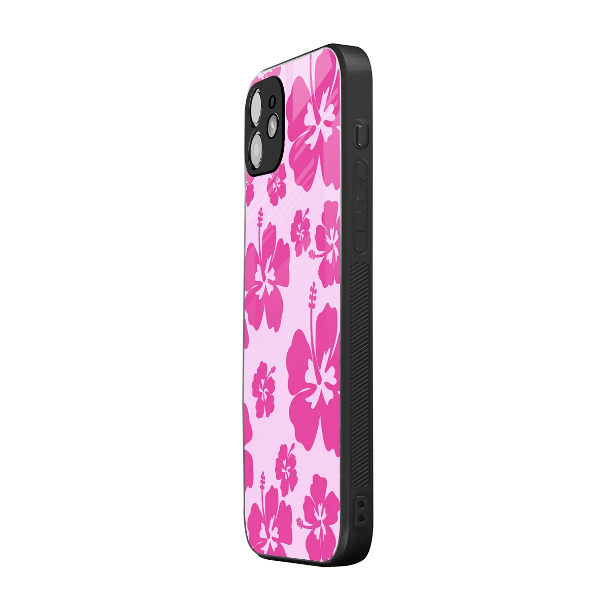 Wildflower Pink iphone 11 mobile cover | shockproof glass phone case