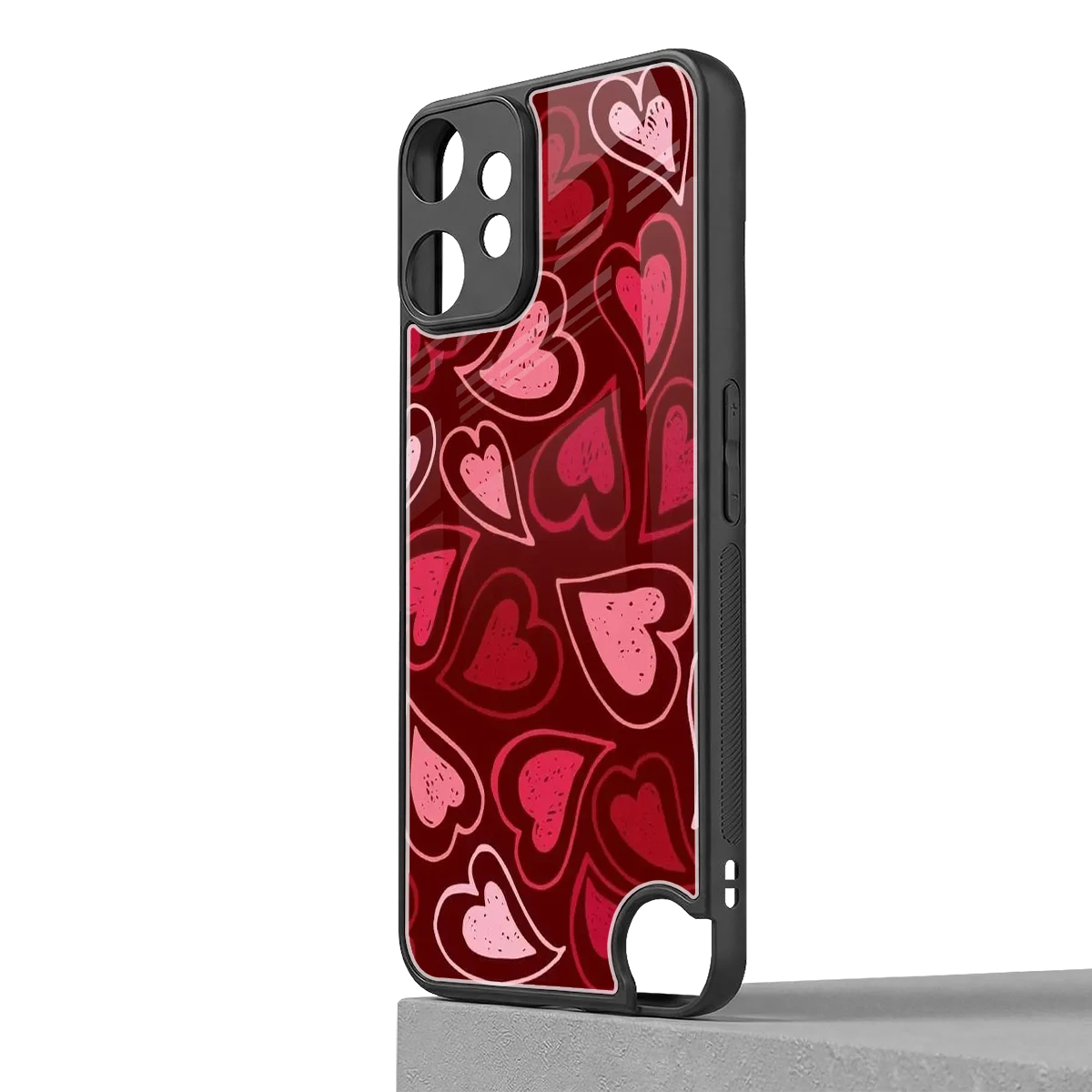 Wine Cascade Hearts cmf nothing phone 2 pro mobile cover | shockproof glass phone case