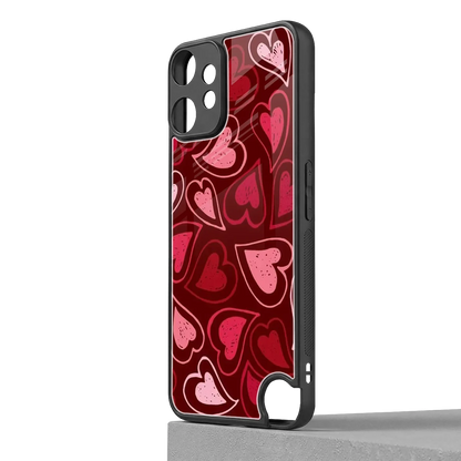 Wine Cascade Hearts cmf nothing phone 2 pro mobile cover | shockproof glass phone case