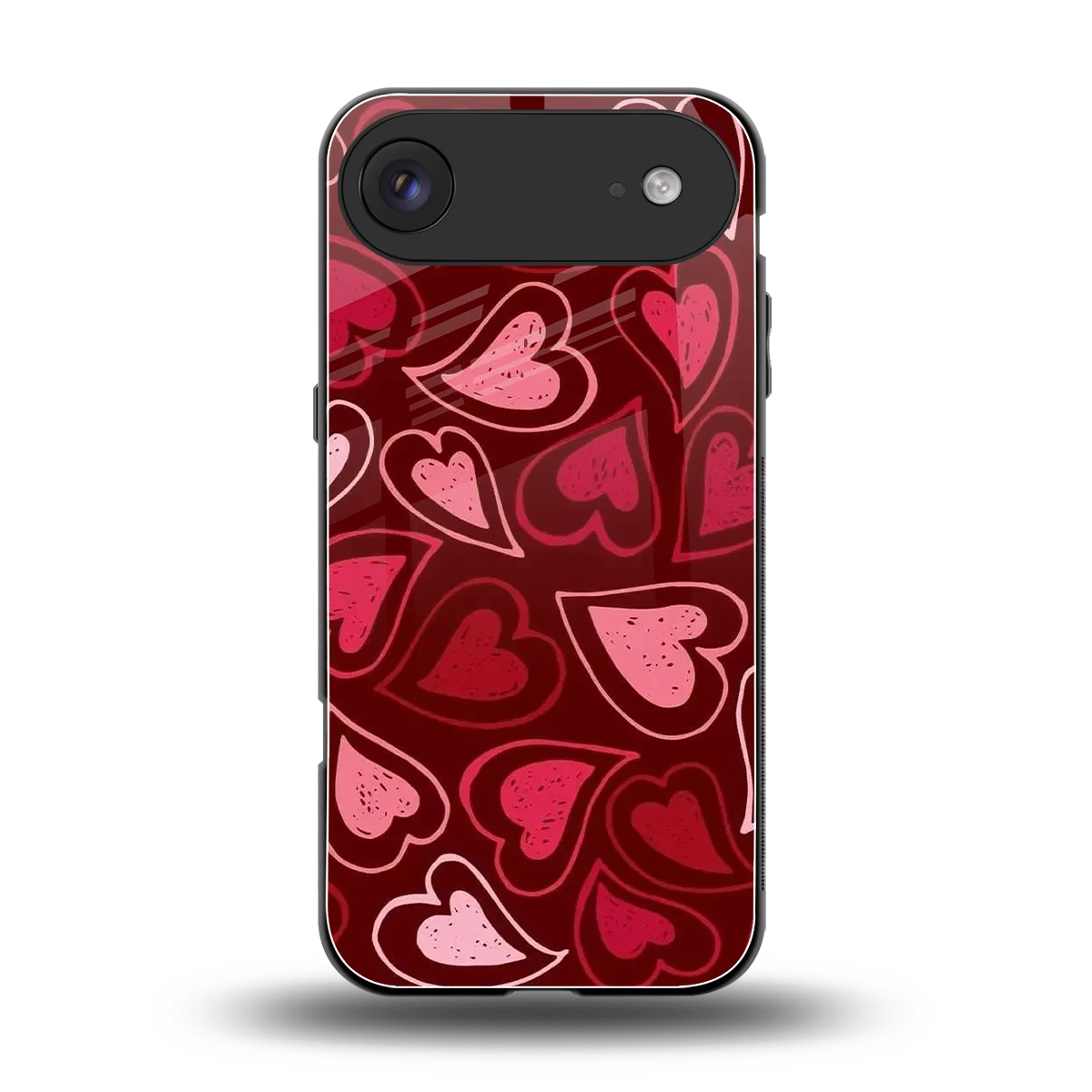 Wine Cascade Hearts back phone cover | glass case for iphone air