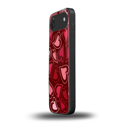 Wine Cascade Hearts iphone air mobile cover | shockproof glass phone case
