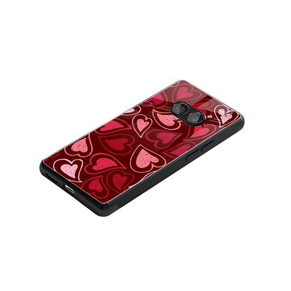 Wine Cascade Hearts stylish phone case for nothing phone 2a | glossy glass and slim fit