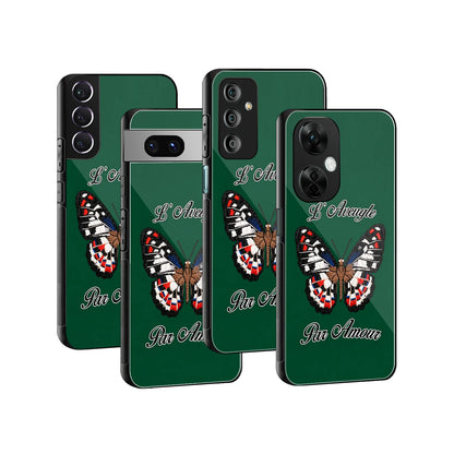 Stylish Glass Back Case for All Smartphones iPhone, Samsung, OnePlus, Pixel, Redmi, Oppo, Vivo, Motorola