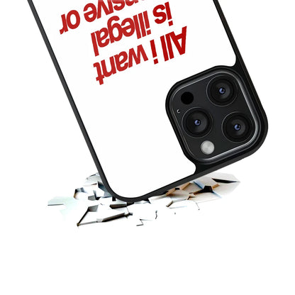 Durable Glass Back Mobile Case for iPhone, Samsung, OnePlus, Google Pixel, Redmi, Vivo, Oppo